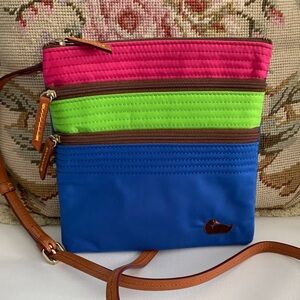 Work Out Bag - Dooney & Bourke Nylon LIGHTWEIGHT Triple Entry Crossbody